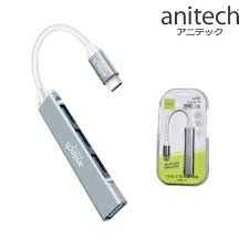 (RA500) ANITECH แอนิเทค HUB 4 ports ฮับ 4ช่อง เพิ่มช่อง USB เพิ่มช่องเชื่อมต่อ รุ่นRA500