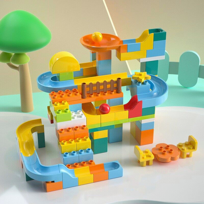 โต๊ะตัวต่อ โต๊ะ+เก้าอี้+ตัวต่อ 495 ชิ้น เสริมพัฒนาการเด็ก