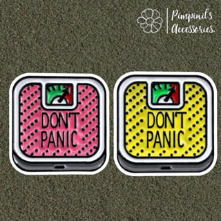 🇹🇭 พร้อมส่ง : เข็มกลัดเซ็ทเครื่องช่างน้ำหนัก “DON’T PANIC” | “DON’T PANIC” Weight Scale Enamel Brooch Pin Set.