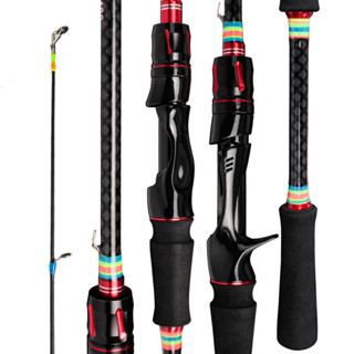 คันเบ็ดไดว่า daiwa คันเบ็ด เวท 8-15 คาร์บอนไฟเบอร์ 1.65 ม. 1.8 ม. 2.1 ม. คาร์บอนไฟเบอร์น้ำหนักเบาพิเศษคันเบ็ดสปินนิ่ง