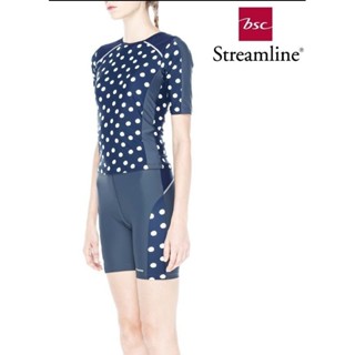 ชุดว่ายน้ำผู้หญิง  BSC streamline ลดเยอะมาก(เสื้อ+กางเกง) มีซับในมีฟองน้ำกันUV