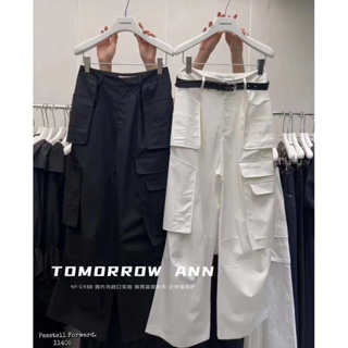 🇰🇷New🇰🇷  Korea B&amp;W cargo trousers  กางเกงคาร์โก้รุ่นใหม่งานสวย