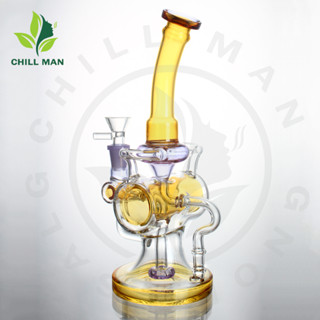 บ้องแก้ว 26cm บ้องแก้วสวยๆ glass bong บ้อง อินเทอร์เฟซ 14 มม สไตล์ไฮเอนด์ น่าสะสม D0092