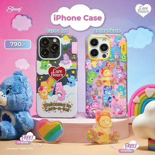 เคสมือถือไอโฟน CAREBEARS แถมฟรี Griptok ลิขสิทธิ์แท้