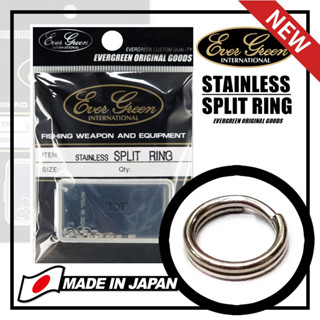 EVERGREEN STAINLESS SPLIT RING สปิทริงคุณภาพ Made In Japan ของแท้ 100% แบรนด์นี้ไว้ใจได้