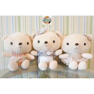 เซ็ทตุ๊กตาติดกระจกน้องหมีตัวนุ่มเนียน~🐻☁️🤍