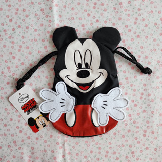 กระเป๋าหูรูด มิกกี้ เม้าส์ (Mickey mouse Bag) กระเป๋าถุงหูรูด กระเป๋าใส่ของ ลิขสิทธิ์ Disney