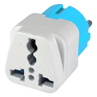 หัวปลั๊กแปลงขาปลั๊กไฟ 2 ขากลมอเนกประสงค์ รุ่น CCS8501 10-16A 250V สินค้าคุณภาพดี แบรนด์ CCS