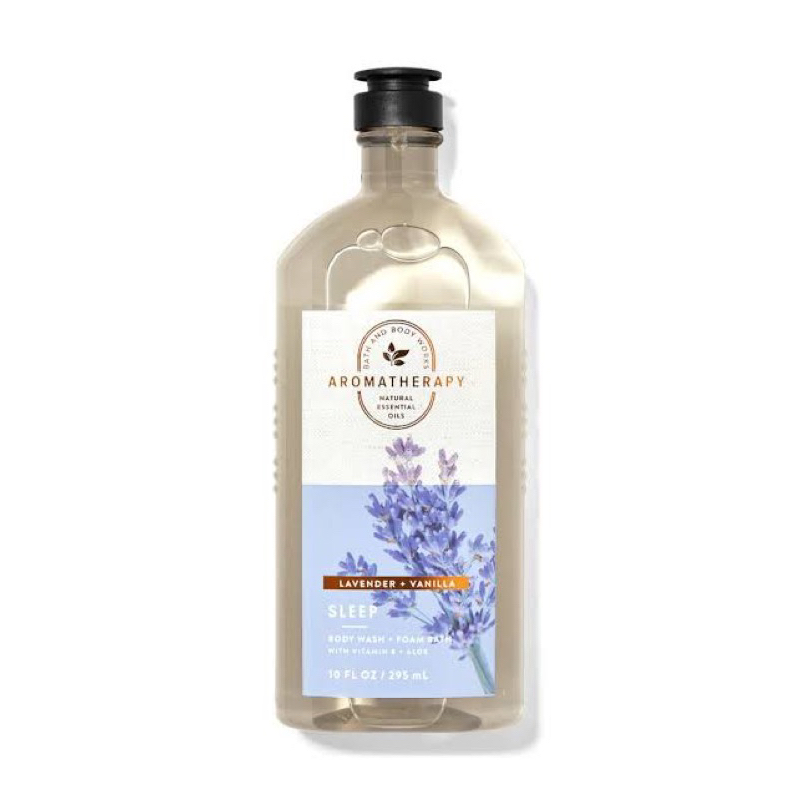 Bath & Body Works Aromatherapy Lavender Vanilla Body Wash 295ml. ของแท้