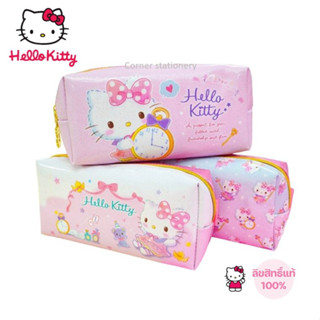 กระเป๋าดินสอ sanrio ลายคิตตี้ Kitty ประกายเพชร รุ่น KT-1005 ขนาด 23x11 ซม.ซิปสีทอง hello kitty กระเป๋าดินสอน่ารักผญ