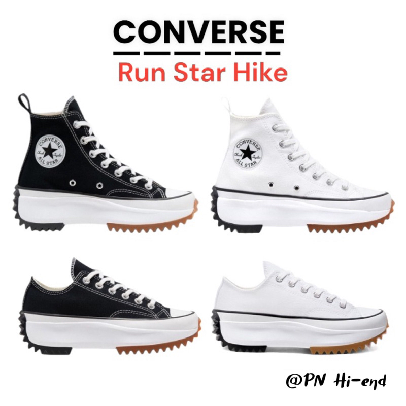 Converse Run Star HIKE 1:1 รุ่นสุดฮิต 36-44 ชาย-หญิง【พร้อมส่ง💯/ รุ่นนี้ใส่ไซส์ปกติ】พร้อมกล่อง