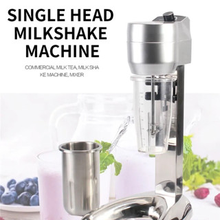 เครื่องเขย่านม Milk shake machine เครื่องปั่นฟองนม 1หัว เครื่องปั่นความเร็วสูง เครื่องทำมิลค์เชคแก้วเดียว