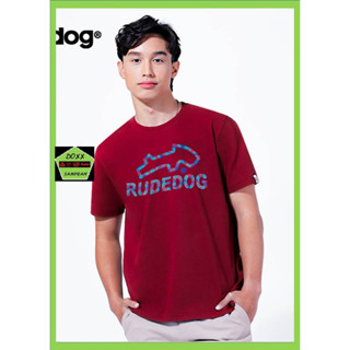 Rudedog เสื้อคอกลม ชาย หญิง สีแดง รุ่น Nutsu