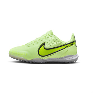 รองเท้าฟุตบอลไนกี้ร้อยปุ่ม NIKE REACT TIEMPO LEGEND 9 PRO TF - BARELY VOLT/VOLT SUMMIT WHITE