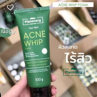 Plantnery Tea Tree Acne Whip Foam 100g. #วิปโฟม