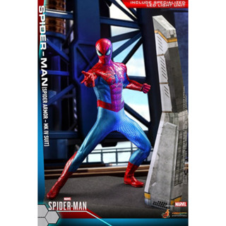 🕊️พร้อมส่ง ฟิกเกอร์ โมเดล ของสะสม Hot Toys VGM43 Marvels Spider-Man 16 Spider-Man (Spider Armor - MK IV Suit)