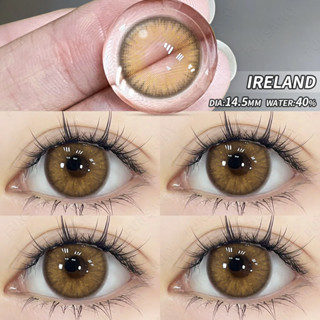 🌈ขายดีคอนแทคเลนส์ FUNSACHY IRELAND คอนแทคเลนส์สีกรองแสงคอนเทค เลนส์สายตาขนาดมินิ 🌷14.5mm 1คู่ เลนส์นิ่มใส่สบายตา