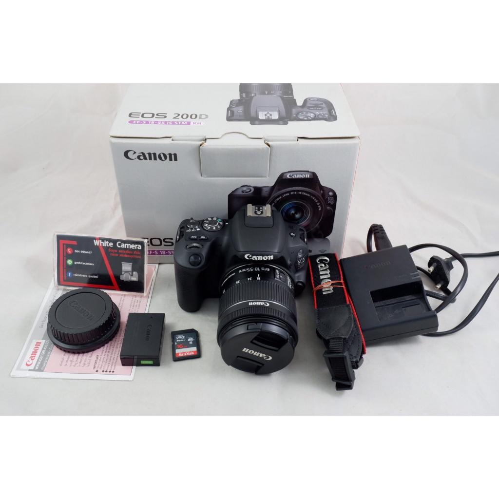 Canon 200D +18-55 IS STM มือสอง