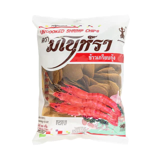 ข้าวเกรียบกุ้ง (ดิบ) มโนห์รา 500g. หยกออนไลน์