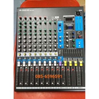 MIXER โปรยูโรเทค QU-12FX 4AUX เอฟเฟกแท้ USB บูธูท