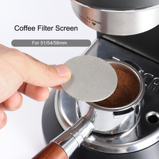 Coffee Filter Screen แผ่นกระจายน้ำ วัสดุสแตนเลส 316 สำหรับเครื่องชงกาแฟ ตาข่ายกรองกาแฟสำหรับเครื่องชงกาแฟเอสเปรสโซ