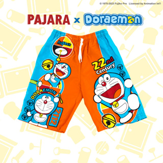 กางเกงขาสั้นเด็ก กางเกงเชิงเด็ก โดเรม่อน ลิขสิทธิ์แท้ cotton100% By PAJARA (DRM-EN0001)