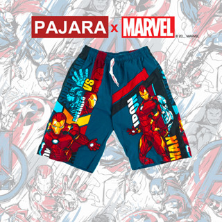 กางเกงขาสั้นเด็ก กางเกงเชิงเด็ก IronMan ลิขสิทธิ์แท้ cotton100% by PAJARA