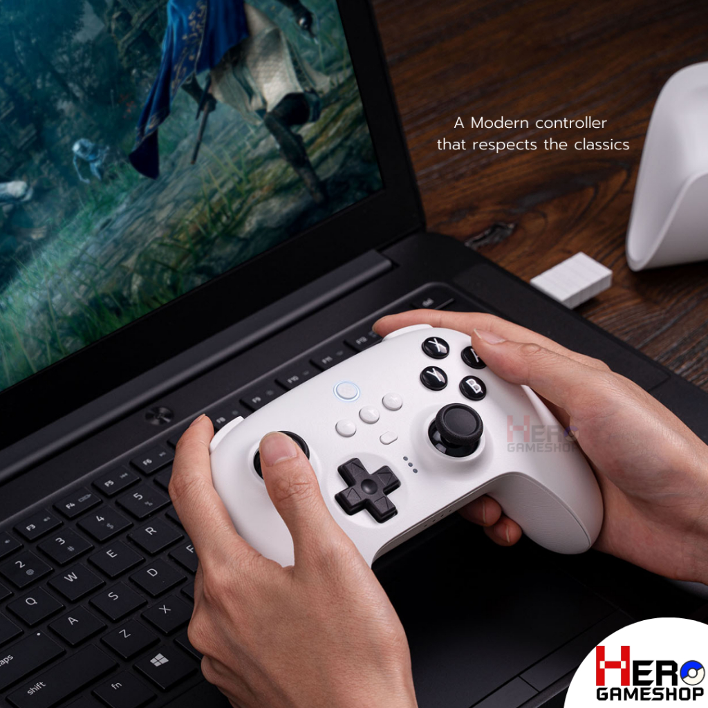 🇹🇭พร้อมส่งในไทย🇹🇭 𝟴𝗕𝗶𝘁𝗗𝗼 Ultimate Bluetooth & 2.4g Controller with Charging Dock จอย Joy ProNintendo Switch / PC / ios /