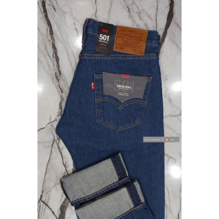 กางเกงยีนส์ LEVIS 501-2809 Premium Big E ของแท้ MADE IN MEXICO ขากระบอก ป้ายหนัง ผ้าไม่ยืดCOTTON98% (LN)