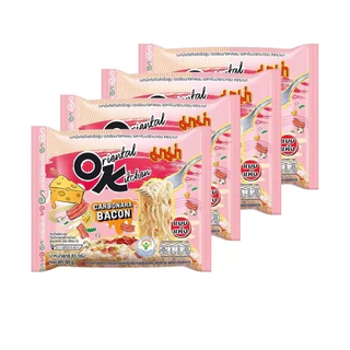 (แพ็ค4ซอง) มาม่า OK ออเรียนทัลคิตเชน 80 กรัม ไข่เค็ม ฮอตโคเรียน สไปซี่ กุ้งผัดซอส คาร์โบนาร่า ชิลลี่