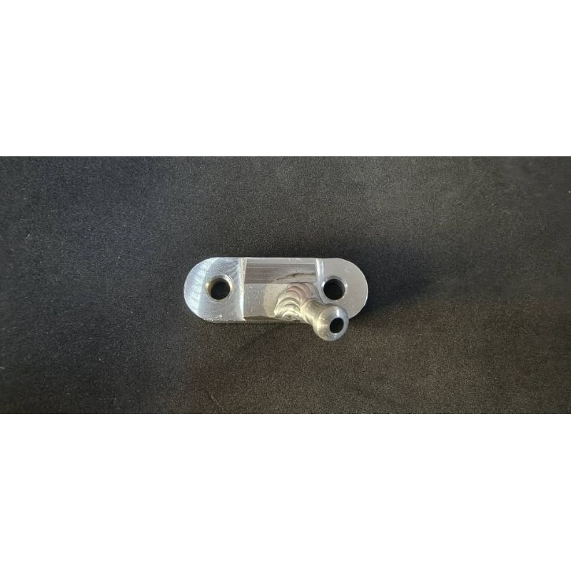 ก๊อกน้ำมันแต่ง ก๊อกหลบโช้ค Nouvo Mx My Mio Fino ใส่โช้คหลังแบบมี เซาะร่องโอริง เรียบร้อยแล้ว งาน CNC