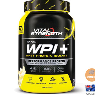 WPI+ VitalStrength 100% Whey Protein Isolate 1Kg Vanilla/Choco