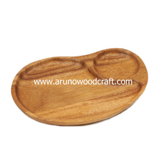 จานมะม่วงไม้จามจุรี l Acacia Wood Mango Plate