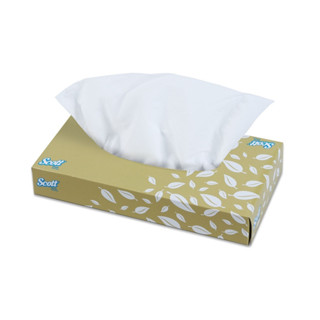 กระดาษเช็ดหน้า สก็อต 60 แผ่น/กล่อง Scott Facial Tissue - 17030 (1 กล่อง)