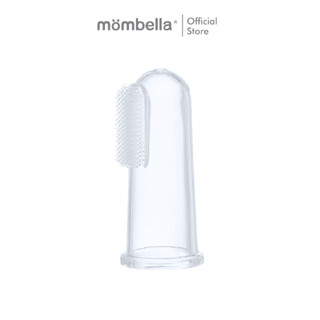 Mombella ปอกนิ้วเช็ดคราบนมมัมเบล่า ของแท้จากอังกฤษ ปลอดภัย  เช็ดคราบนมบนเหงือกและฟัน BPA Free  Baby Finger Toothbrush