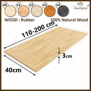 (จัดส่ง1-2วัน) หน้าโต๊ะ ไม้พารา หนา 30mm. กว้าง 40cm. ยาว 11…
