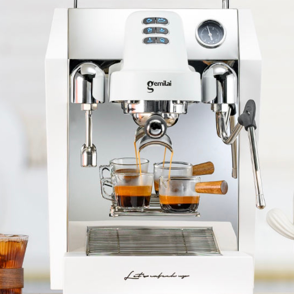 🔥NEWเครื่องชงกาแฟ Gemilai CRM3129 espresso machineตั้งค่าเวลาชงได้