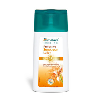 (50 ml)โลชั่นกันแดด ใช้ได้ทั้งหน้าและตัว Himalaya Protective Sunscreen Lotion SPF 15 ปกป้องจากแสง UVA &amp; UVB