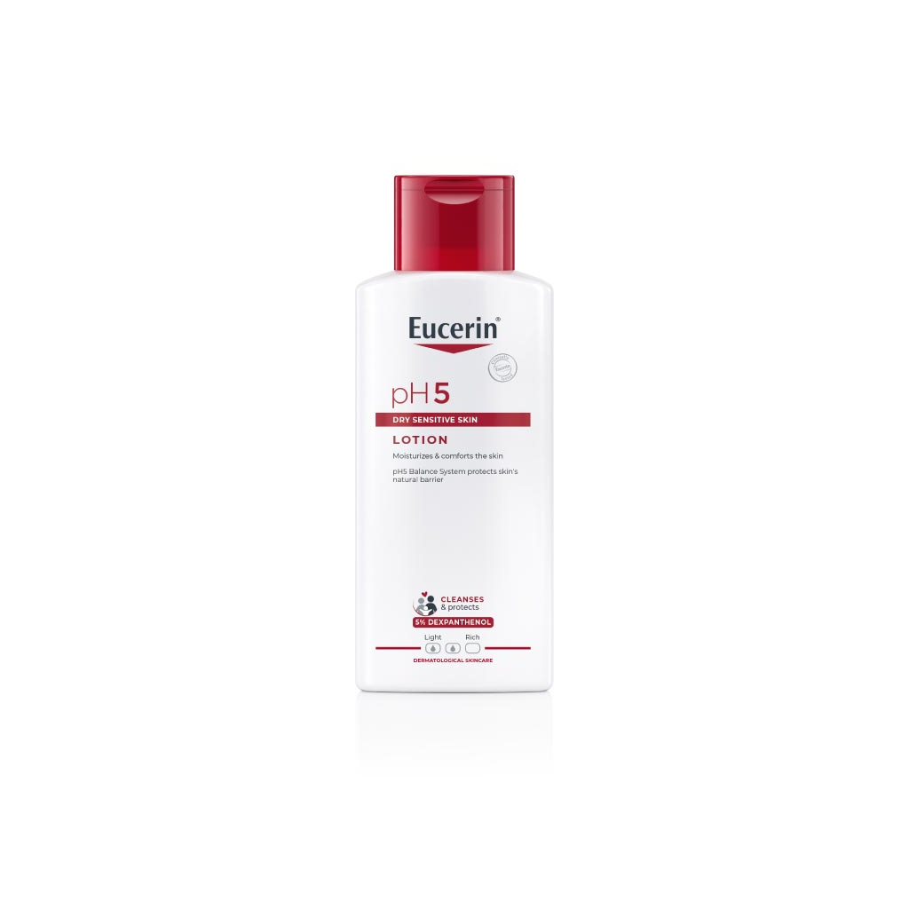 Eucerin pH5 Dry Sensitive Skin Lotion 250 ml ยูเซอริน พีเอช 5 ดราย เซนซิทีฟ สกิน โลชั่น 250 มล บำรุงผิวกาย 365wecare ราคา ถูกที่สุด ดีลบีเคเค แกลเลอรีภาพที่ 3