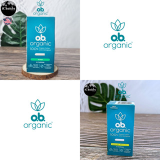 [o.b.organic] 100% Organic Cotton 24 Tampons ผ้าอนามัยแบบสอด ทำจากผ้าฝ้ายออร์แกนิก เหมาะกับวันมามาก