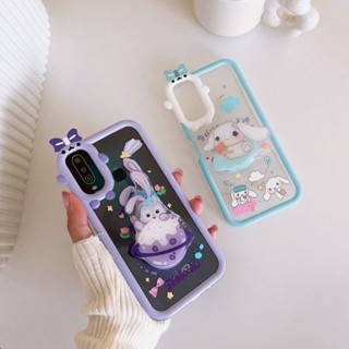 เคสนิ่มลายการ์ตูนน่ารัก มีป็อกอัปตั้งได้สำหรับOPPOA53 A5s A12 F9 A7 A54(4g) A57(4g) A74(5g)เ A54(5g) A5(2020) A9(2020)