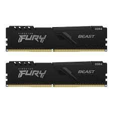 (KF432C16BBK2/32)32GB (16GBx2) DDR4 3200MHz RAM (หน่วยความจำ) KINGSTON FURY BEAST DDR4 (BLACK)