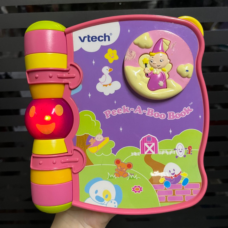 Vtech Blue Peek-A-Boo Book หนังสือเสียงเพลง **มือสอง**