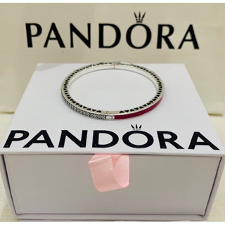 Pandora radiant heart bangle size1 แท้ 100%