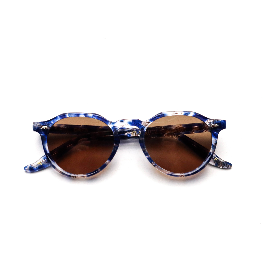 แว่นกันแดด Dafa รุ่น Crown Panto Gen ll Sun Click glasses