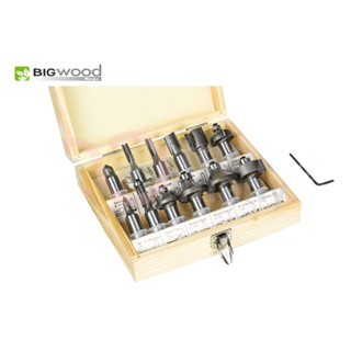 ชุดดอกเร้าเตอร์ BIGWOOD ขนาด 1/2" (12ดอก/ชุด)