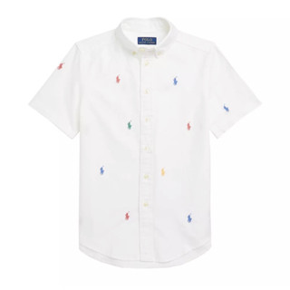 PRE ORDER • Ralph Lauren Multicolor Logo Button-Down Shirt (boy’s size)**สินค้าแท้100%