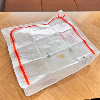 IKEA อิเกีย ถุงอิเกีย PÄRKLA แพร์คลา ถุงซิปกึ่งใสเก็บของ