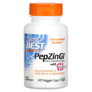 Doctors Best PepZin GI Zinc-L-Carnosine Complex 120 Veggie Caps