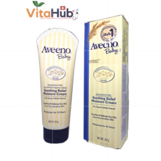 Aveeno Baby Soothing Relief Moisture Cream 227gm. (สูตรสำหรับผิวเด็กแห้งมากเป็นพิเศษ)